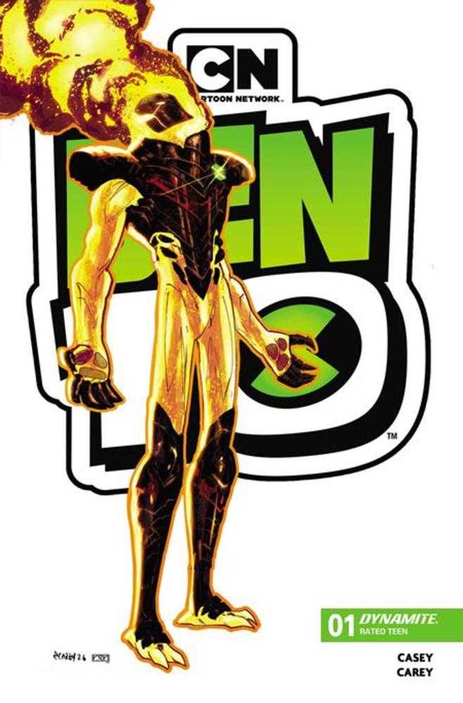 BEN 10 #1 COVER A ROBERT CAREY (Dynamite Entertainment 2026) 3rd Print Comic