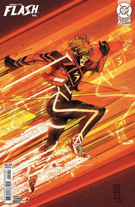 ABSOLUTE FLASH #19 COVER B DENYS COWAN CARD STOCK VARIANT (DC 2026) Comic