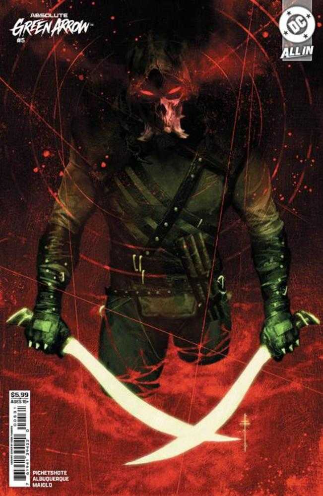 ABSOLUTE GREEN ARROW #5 COVER C SEBASTIAN FIUMARA CARD STOCK VARIANT
