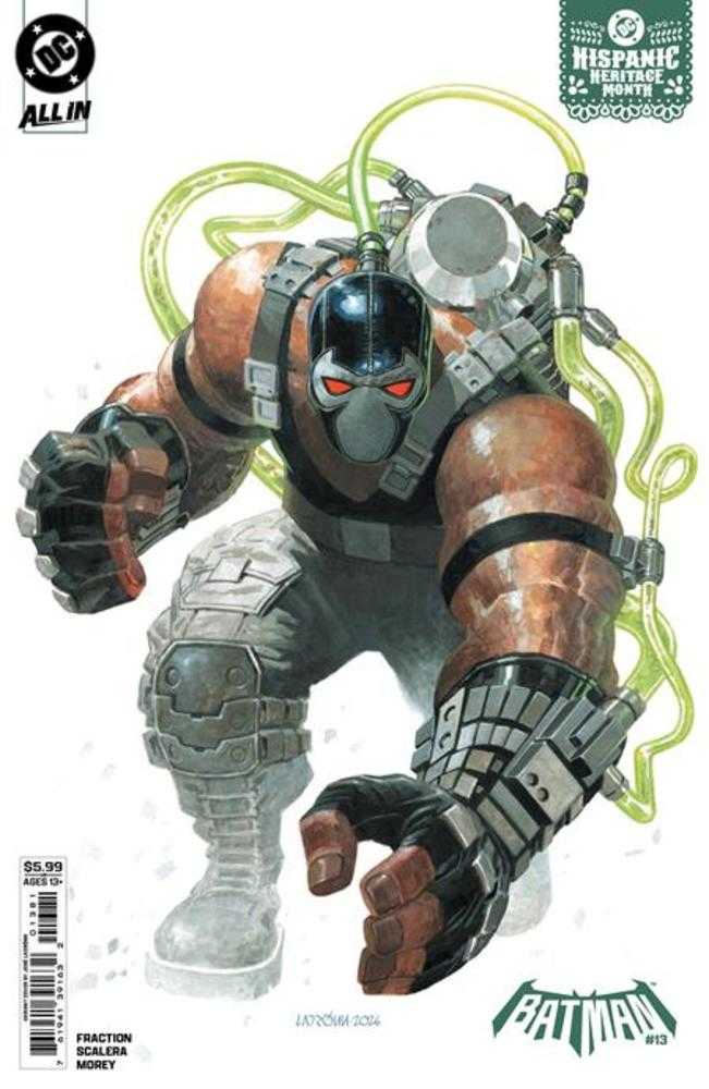 BATMAN #13 COVER G JOSE LADRONN HISPANIC HERITAGE MONTH CARD STOCK VARIANT