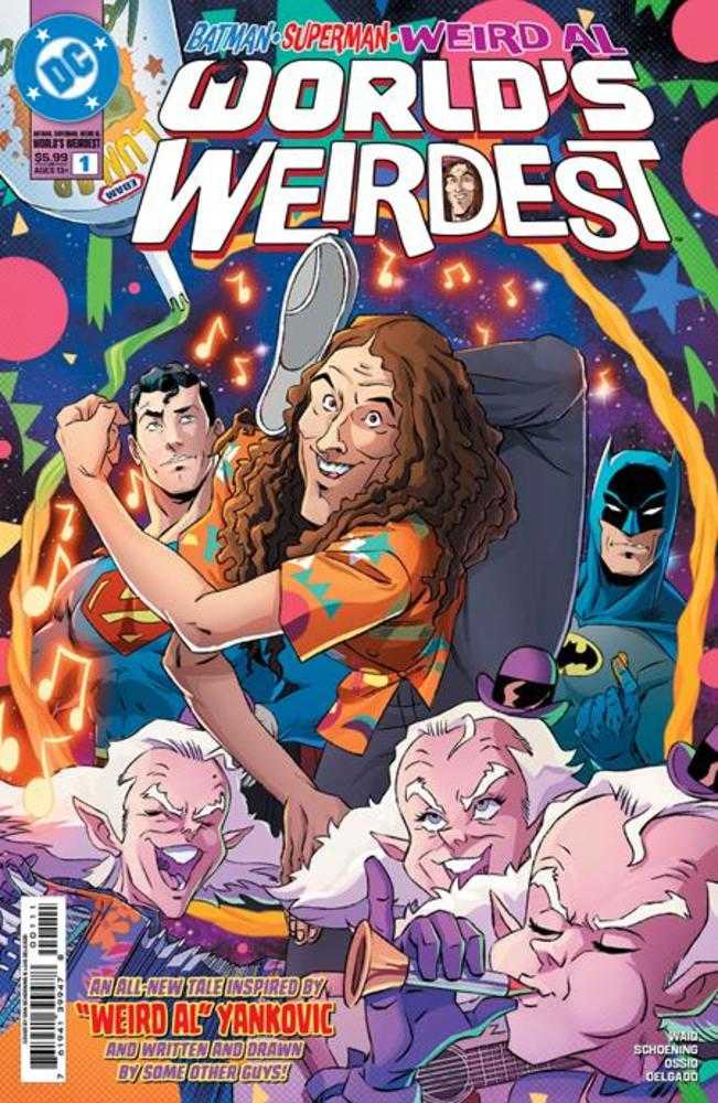 BATMAN SUPERMAN WEIRD AL WORLDS WEIRDEST #1 (ONE SHOT) COVER A DAN SCHOENING
