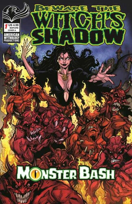 BEWARE THE WITCHS SHADOW MONSTER BASH #1 COVER A PUIS CALZADA (MATURE)