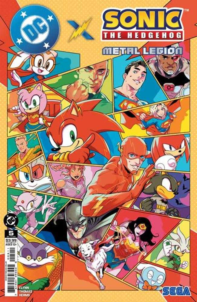 DC X SONIC THE HEDGEHOG METAL LEGION #5 COVER A PABLO M COLLAR (DC 2026) Comic