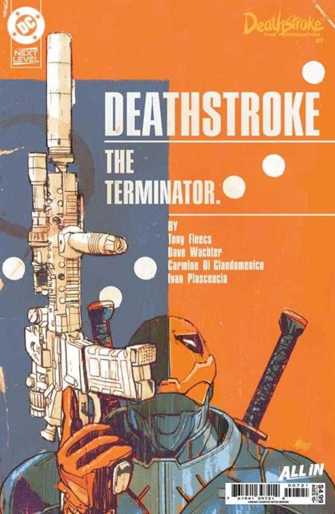 DEATHSTROKE THE TERMINATOR #7 COVER B MITCH GERADS CARD STOCK VARIANT