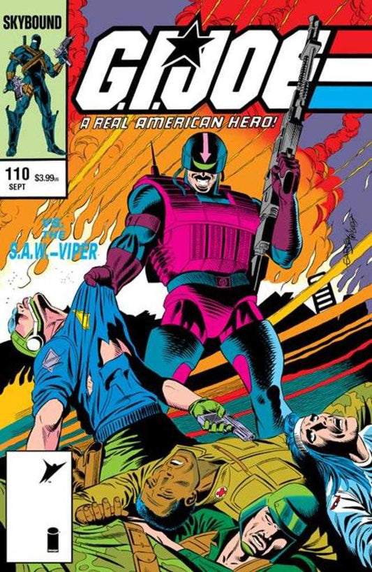 G.I. JOE A REAL AMERICAN HERO #110 HAMA FILES EDITION COVER A