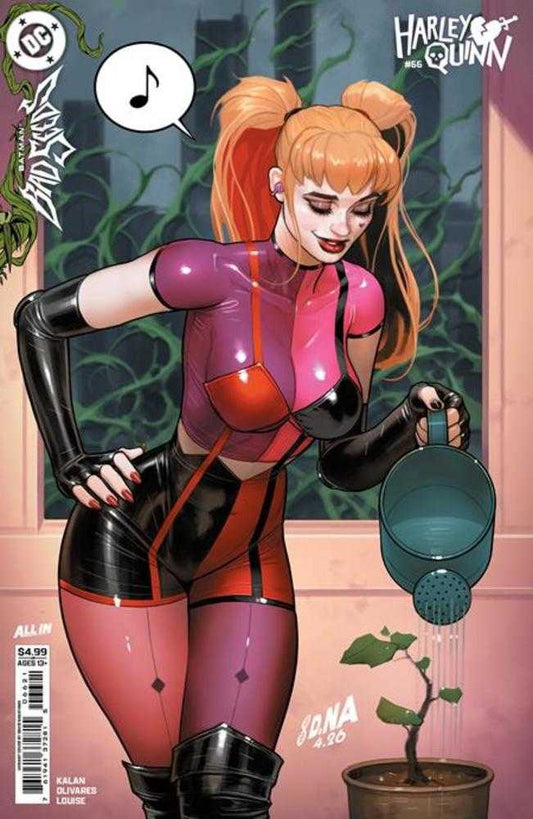 HARLEY QUINN #66 COVER B DAVID NAKAYAMA CARD STOCK VARIANT (BATMAN BAD SEEDS)
