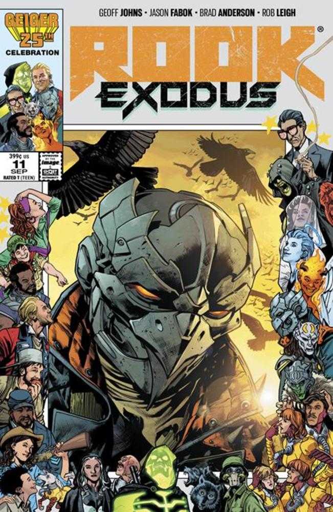 ROOK EXODUS #11 COVER D BRYAN HITCH & BRAD ANDERSON GEIGER #25 ANNIVERSARY VARIANT