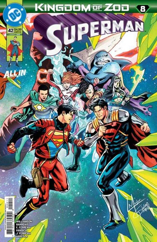 SUPERMAN #42 COVER A LUCAS MEYER CONNECTING (KINGDOM OF ZOD) (DC 2026) Comic