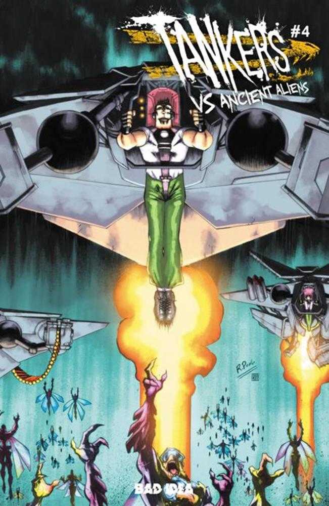 TANKERS VS ANCIENT ALIENS #4 COVER A RAPHAEL POOL (Bad Idea 2026) Comic