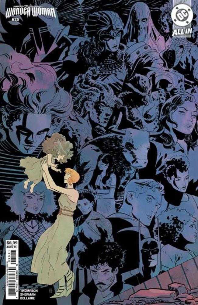 ABSOLUTE WONDER WOMAN #25 COVER H HAYDEN SHERMAN LEFT CONNECTING CARD STOCK VARIANT