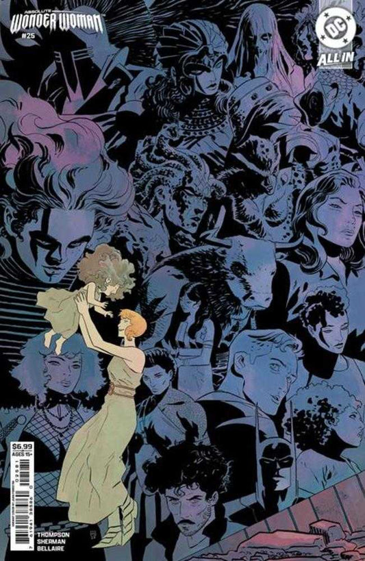 ABSOLUTE WONDER WOMAN #25 COVER H HAYDEN SHERMAN LEFT CONNECTING CARD STOCK VARIANT
