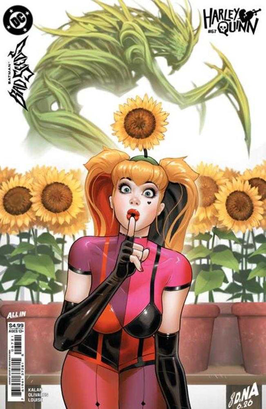 HARLEY QUINN #67 COVER B DAVID NAKAYAMA CARD STOCK VARIANT (BATMAN BAD SEEDS)
