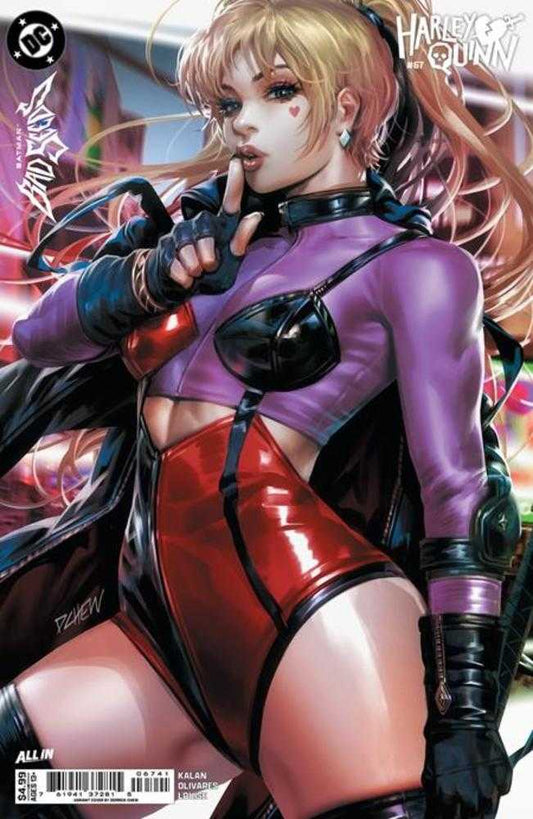 HARLEY QUINN #67 COVER D DERRICK CHEW CARD STOCK VARIANT (BATMAN BAD SEEDS)