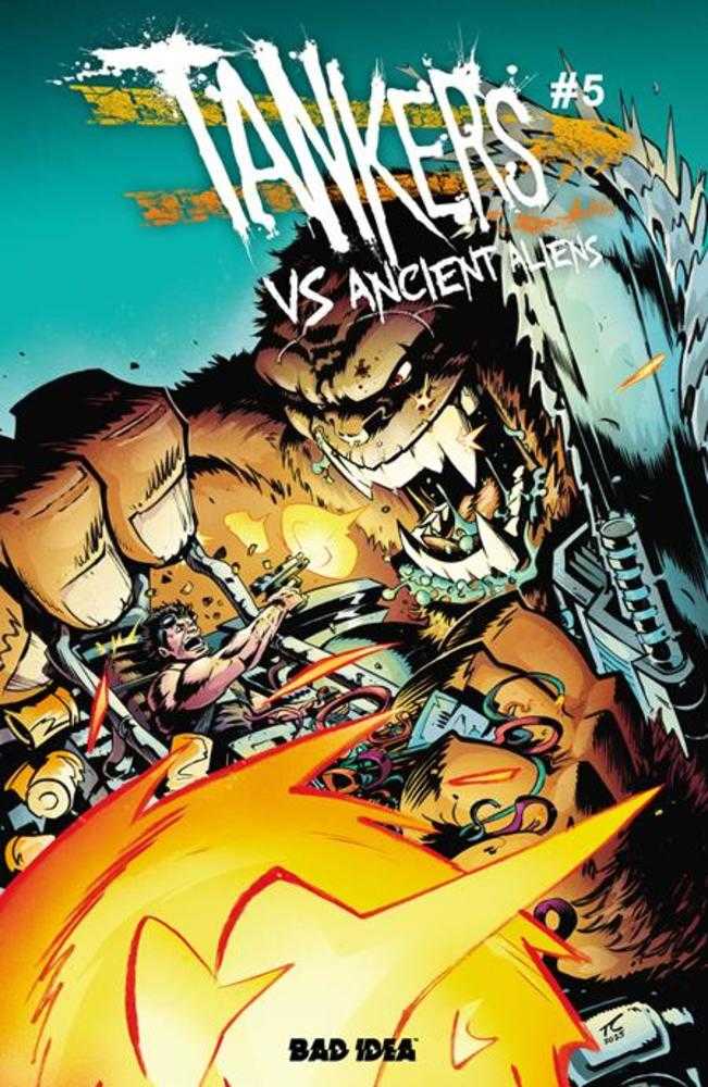 TANKERS VS ANCIENT ALIENS #5 COVER A TYRELL CANNON (Bad Idea 2026) Comic