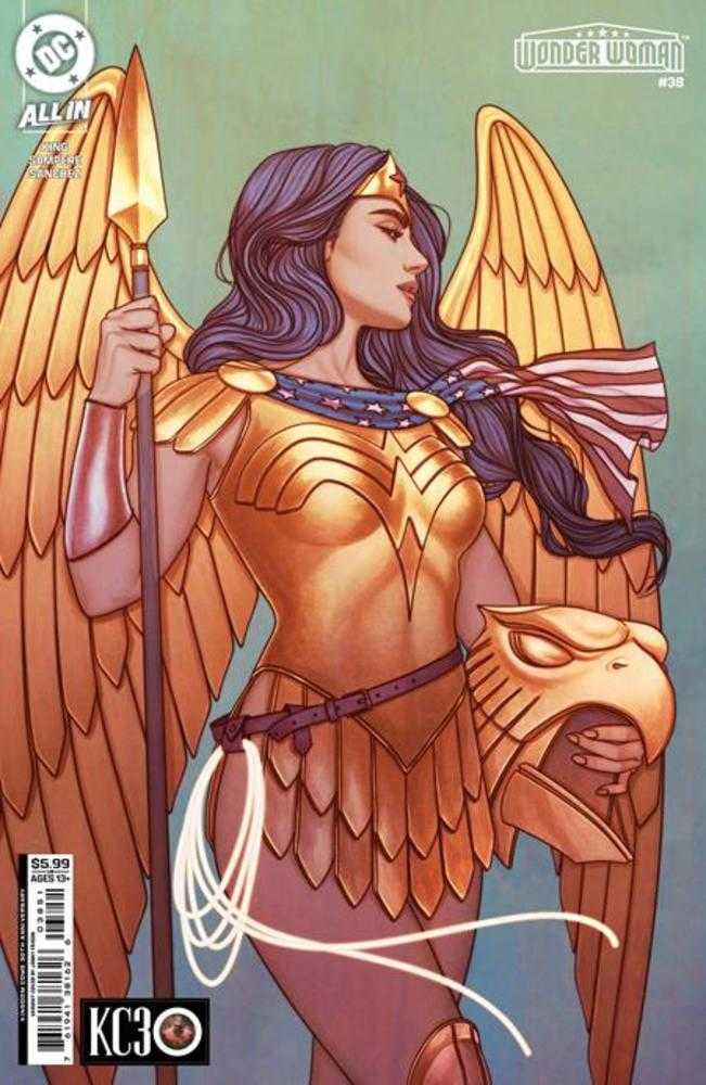 WONDER WOMAN #38 COVER E JENNY FRISON KINGDOM COME 30 TH ANNIVERSARY CARD STOCK
