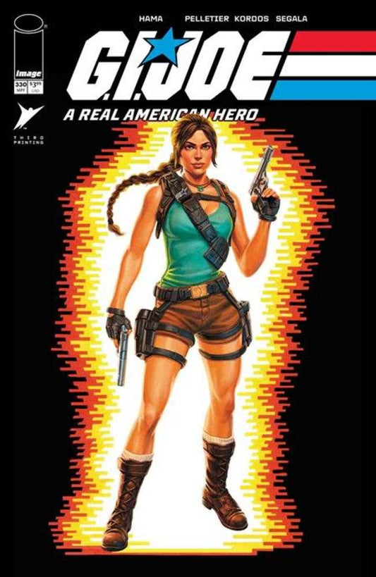 G.I. JOE A REAL AMERICAN HERO #330 COVER A CHRIS MOONEYHAM ACTION FIGURE 3RD PRINT