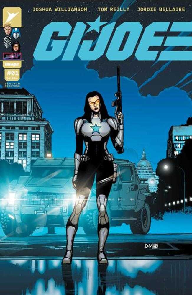 G.I. JOE #1 7 TH PRINTING COVER A DOUG MAHNKE & DAVID BARON (Image 2026) Comic