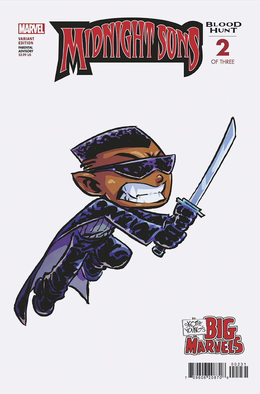 MIDNIGHT SONS BLOOD HUNT #2 SKOTTIE YOUNG BIG MARVEL VAR