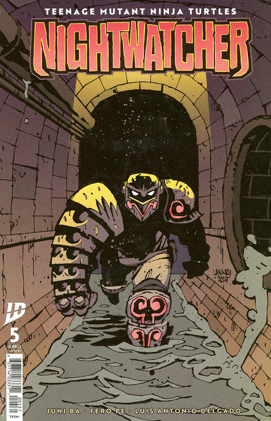 TEENAGE MUTANT NINJA TURTLES: NIGHTWATCHER #5 1:10 VARIANT (LANKRY)