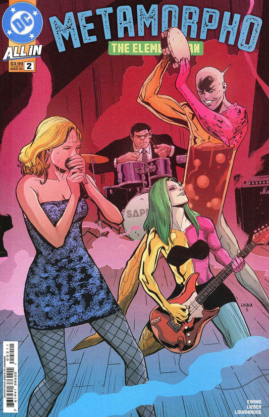 METAMORPHO THE ELEMENT MAN #2 COVER A STEVE LIEBER