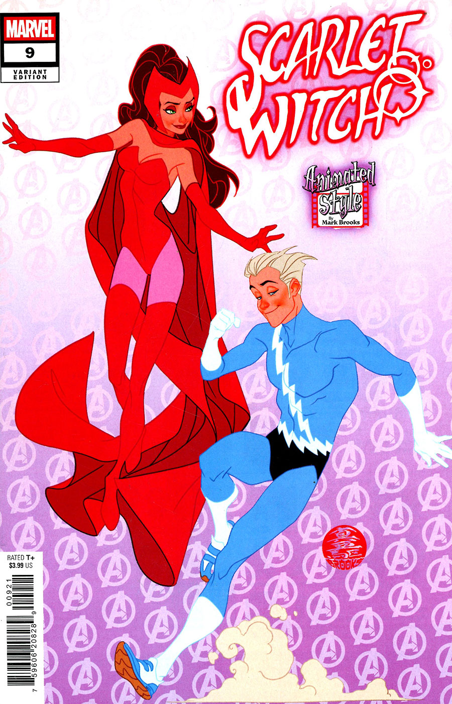 SCARLET WITCH #9 MARK BROOKS ANIMATED-STYLE VARIANT