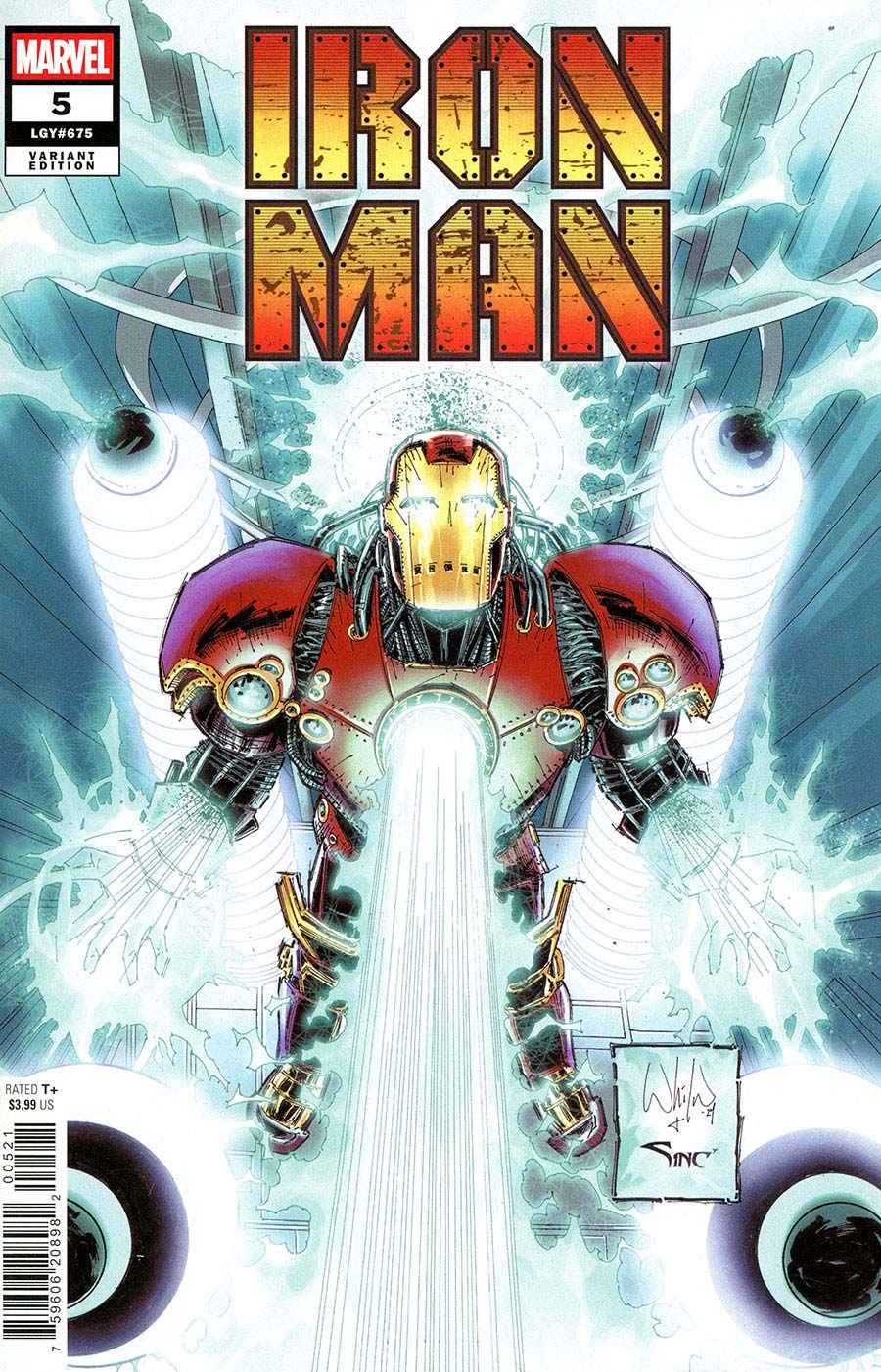 IRON MAN #5 WHILCE PORTACIO VARIANT