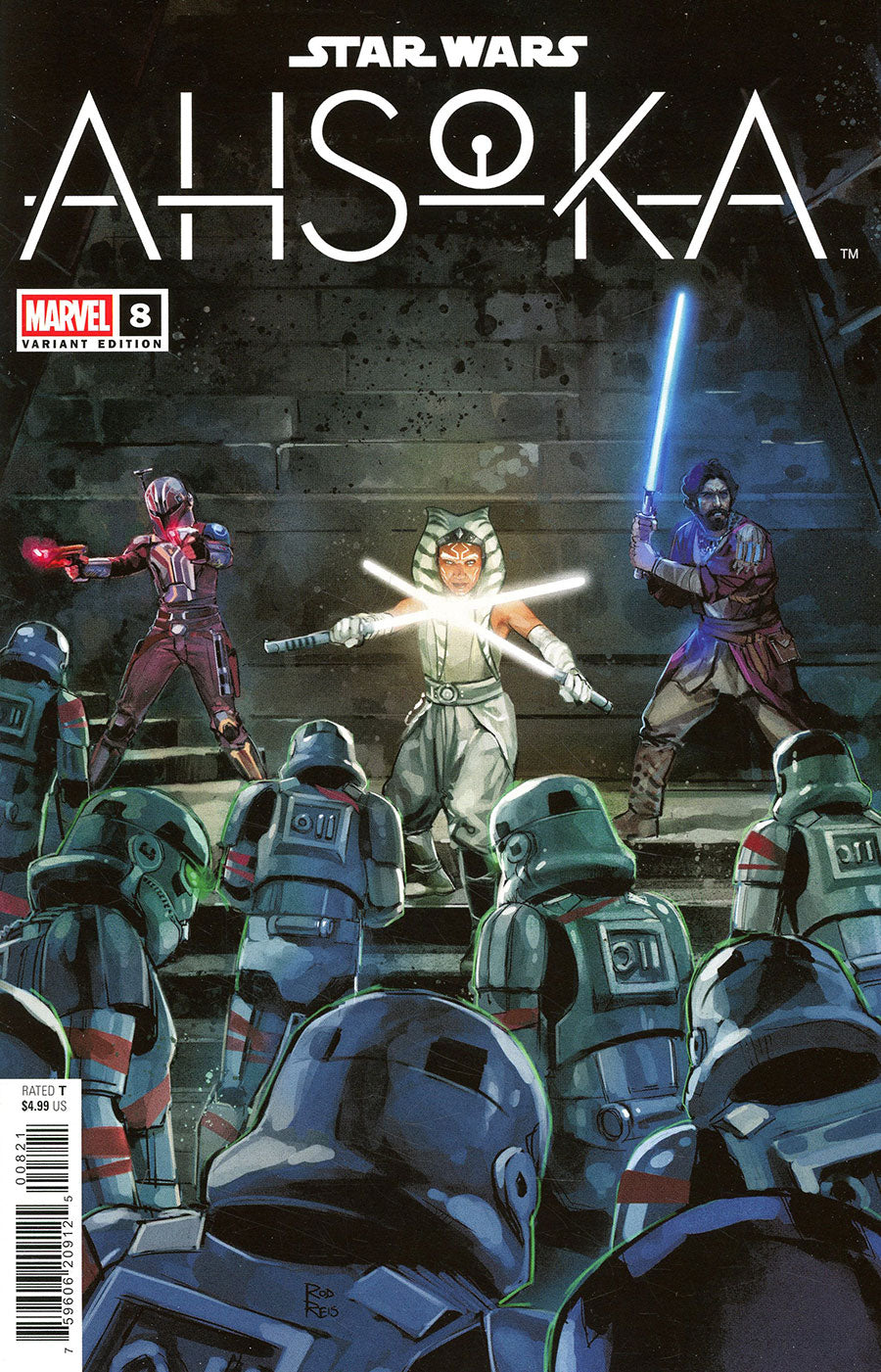STAR WARS: AHSOKA #8 ROD REIS VARIANT