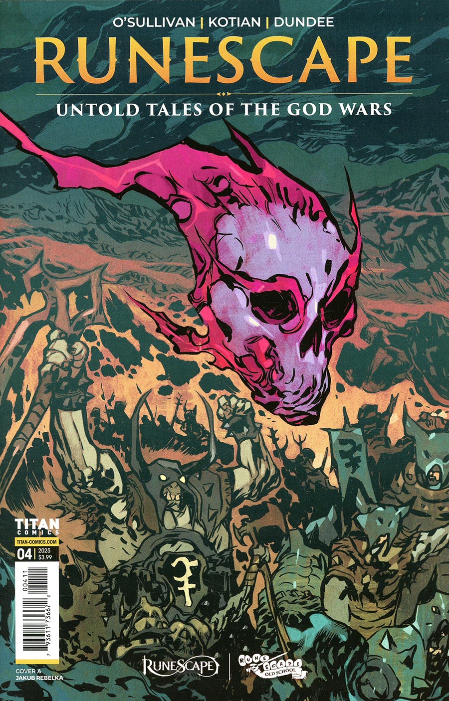 RUNESCAPE UNTOLD TALES OF THE GOD WARS #4 (OF 4) COVER A JAKUB REBELKA (MATURE)