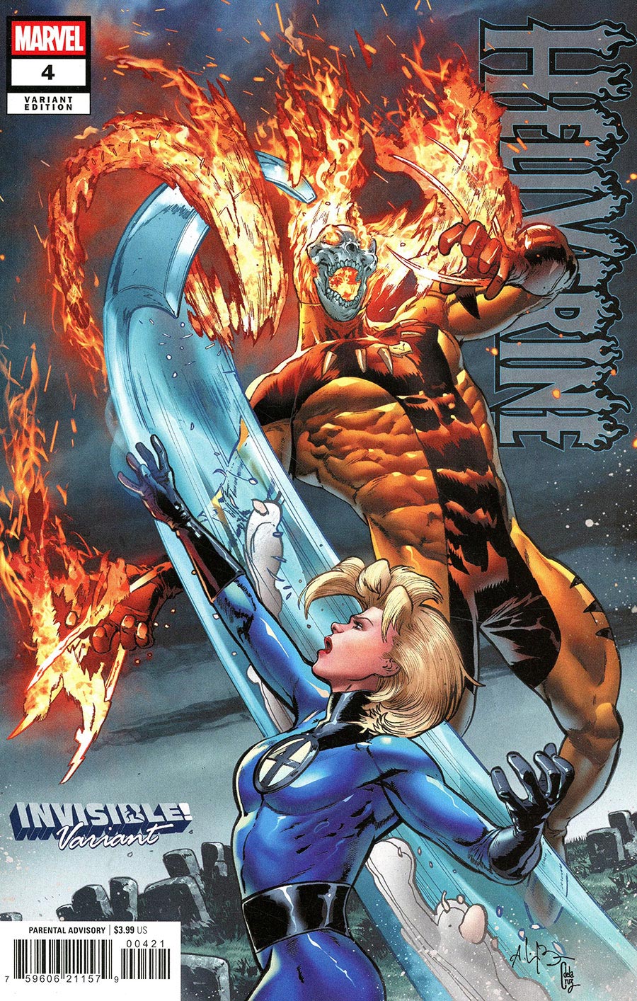 HELLVERINE #4 ANDREI BRESSAN INVISIBLE! VARIANT