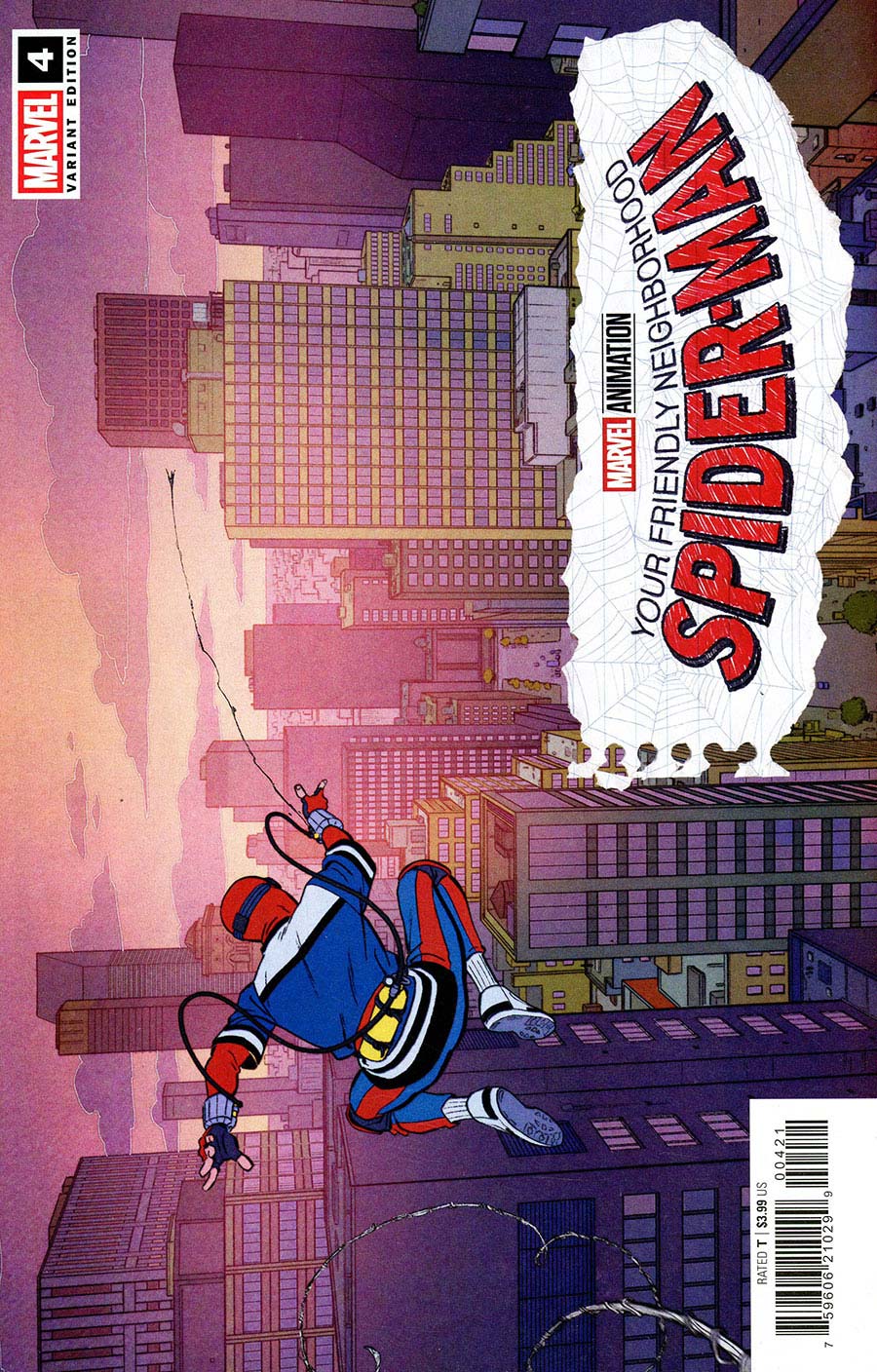 YOUR FRIENDLY NEIGHBORHOOD SPIDER-MAN #4 MARVEL ANIMATION VARIANT