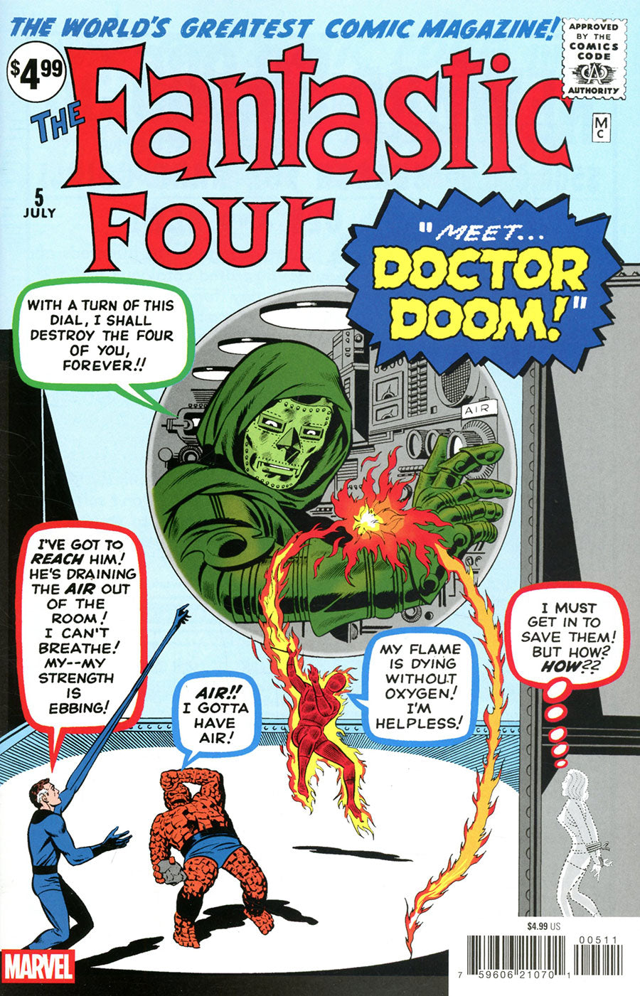 FANTASTIC FOUR #5 FACSIMILE EDITION