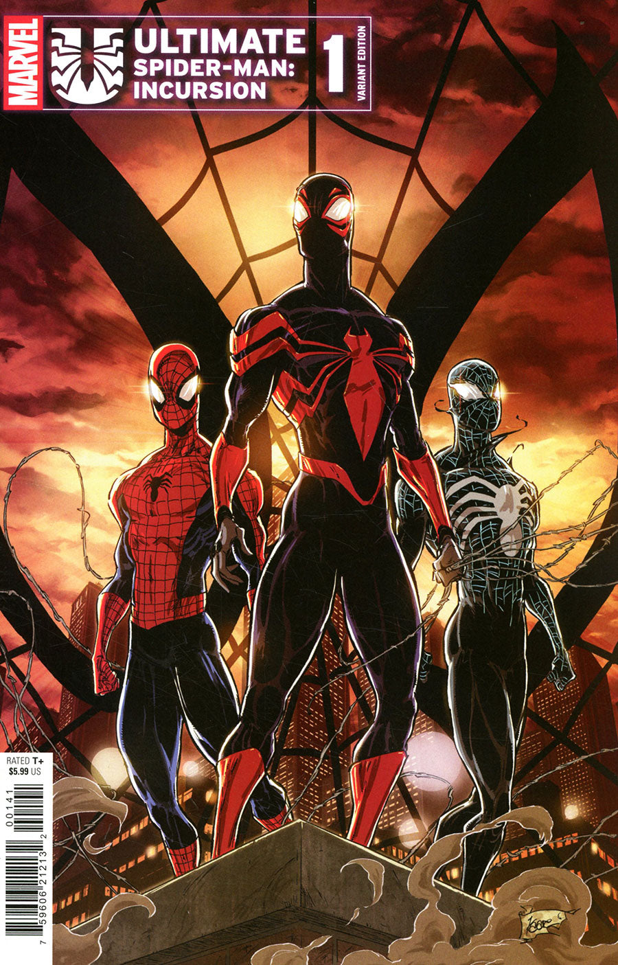 ULTIMATE SPIDER-MAN: INCURSION #1 KAARE ANDREWS VARIANT