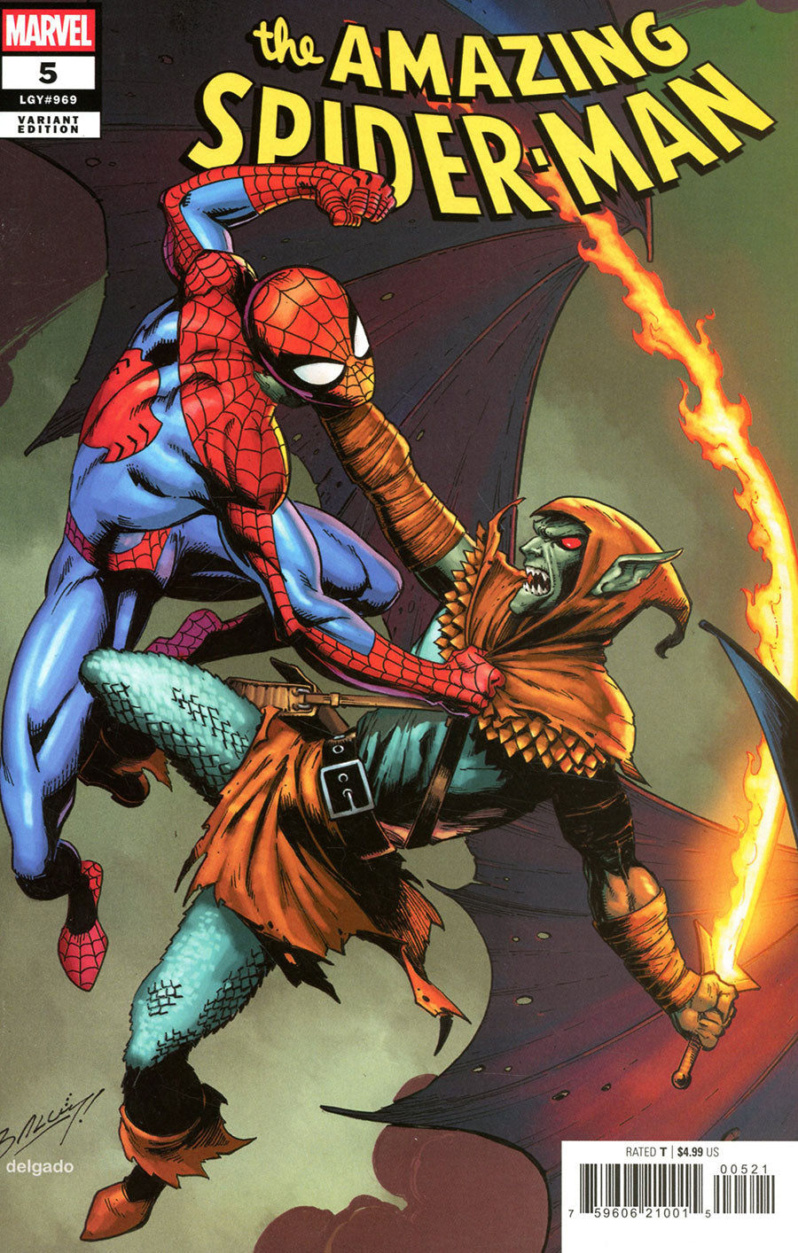 AMAZING SPIDER-MAN #5 MARK BAGLEY SPOILER VARIANT