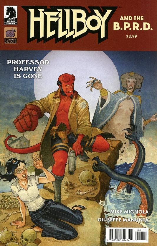 HELLBOY AND THE B.P.R.D.: PROFESSOR HARVEY IS GONE ONE SHOT (COVER A) (GIUSEPPE MANUNTA)