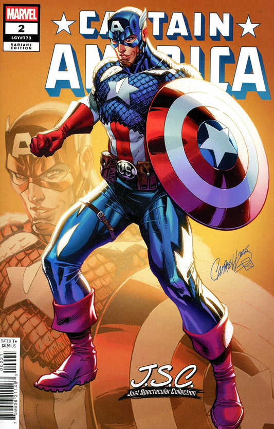 CAPTAIN AMERICA #2 J. SCOTT CAMPBELL JUST SPECTACULAR COLLECTION VARIANT