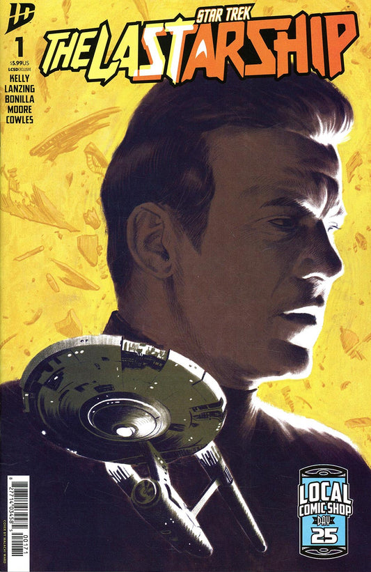 STAR TREK: THE LAST STARSHIP #1 VARIANT LOCAL COMIC SHOP DAY (WARD)