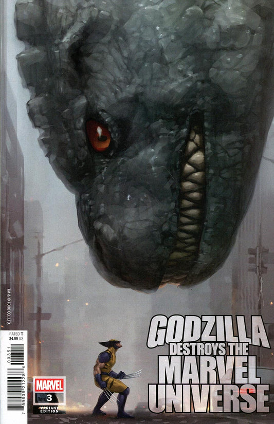 GODZILLA DESTROYS THE MARVEL UNIVERSE #3 JEEHYUNG LEE VARIANT