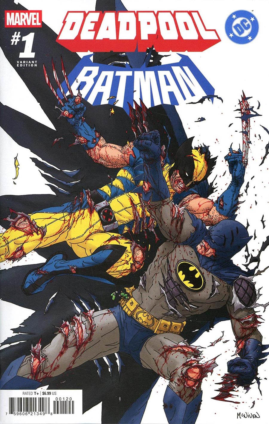MARVEL DC DEADPOOL BATMAN #1 STEVE MCNIVEN 1:25 VARIANT