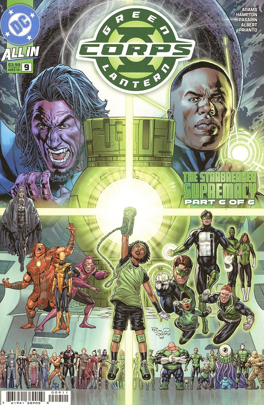 GREEN LANTERN CORPS #9 COVER A FERNANDO PASARIN & OCLAIR ALBERT (STARBREAKER SUPREMACY)