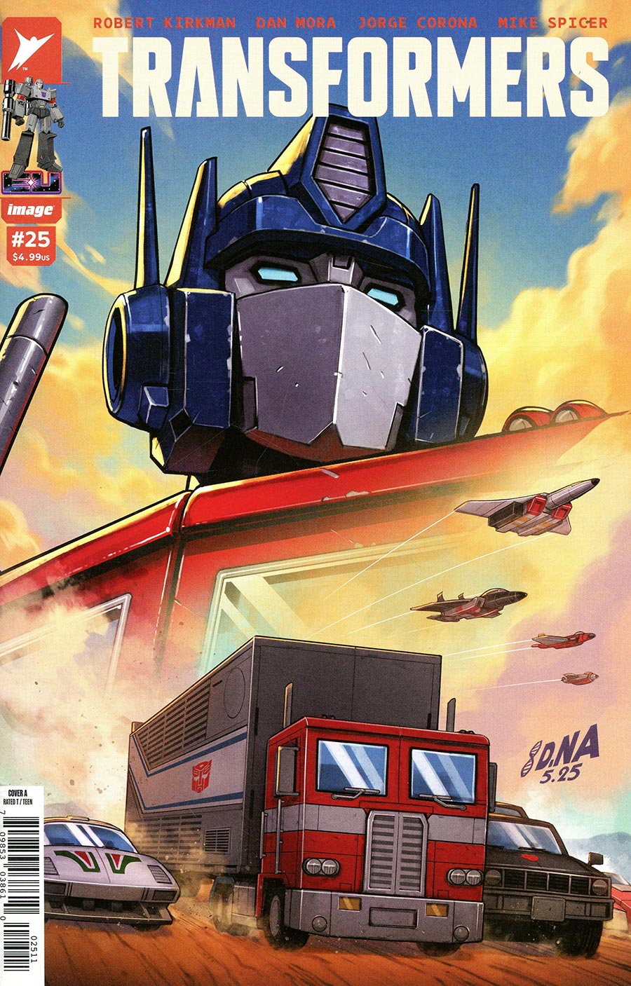 TRANSFORMERS #25 COVER A DAVID NAKAYAMA