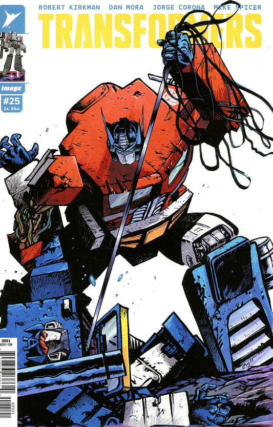 TRANSFORMERS #25 COVER B  DANIEL WARREN JOHNSON & MIKE SPICER VARIANT