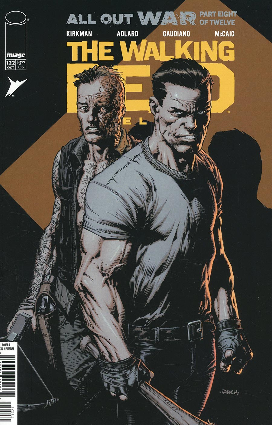 WALKING DEAD DELUXE #122 COVER A DAVID FINCH & DAVE MCCAIG (MATURE)