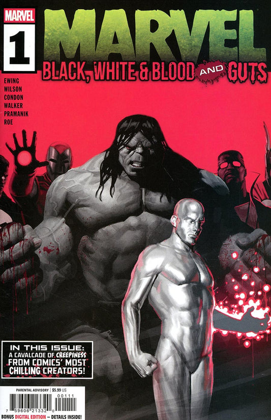 MARVEL: BLACK, WHITE & BLOOD AND GUTS #1