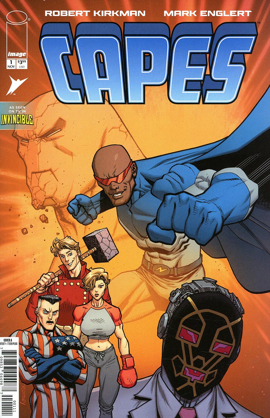 INVINCIBLE UNIVERSE CAPES #1 COVER A RYAN OTTLEY & DAVE MCCAIG