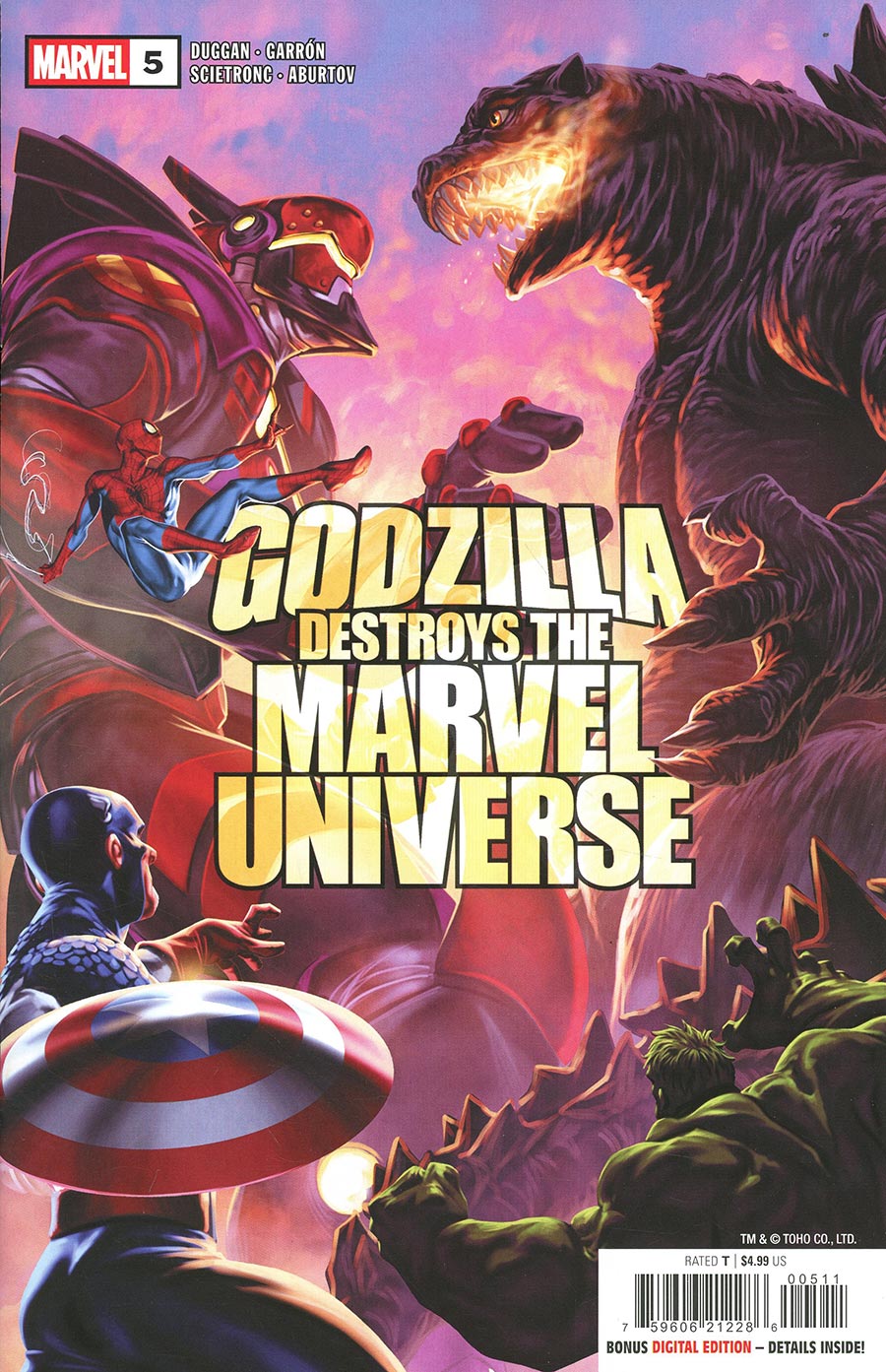GODZILLA DESTROYS THE MARVEL UNIVERSE #5