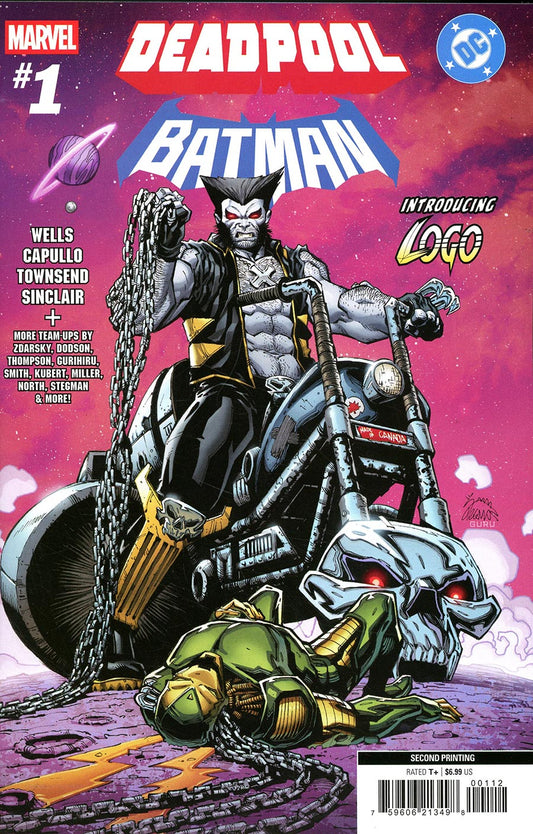 MARVEL DC: DEADPOOL BATMAN #1 RYAN STEGMAN 2ND PRINTING VARIANT