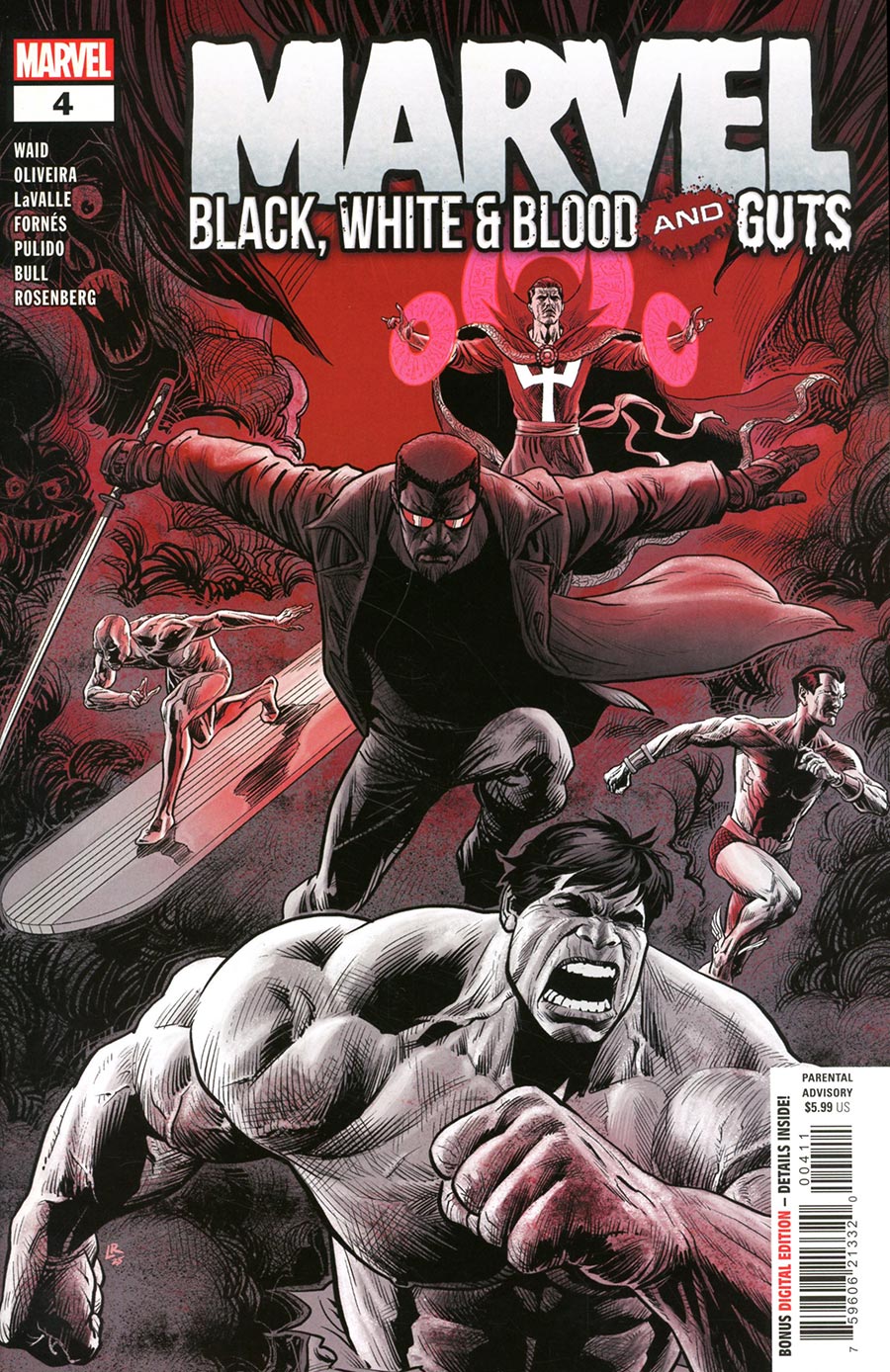 MARVEL: BLACK, WHITE & BLOOD AND GUTS #4 (Marvel 2026) 1st Print Comic