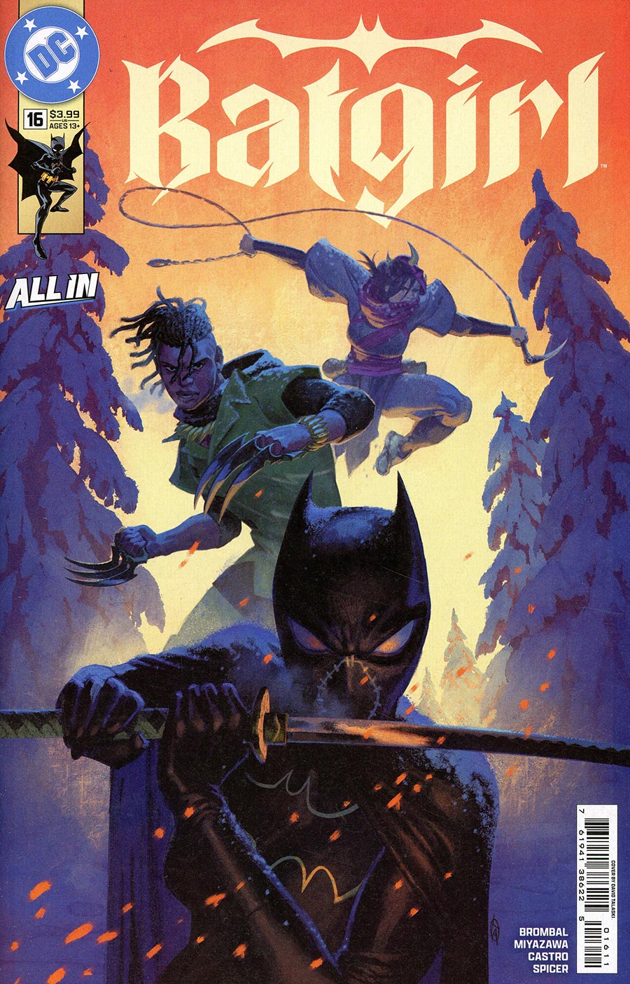 BATGIRL #16 COVER A DAVID TALASKI (DC 2026) 1st Print Comic