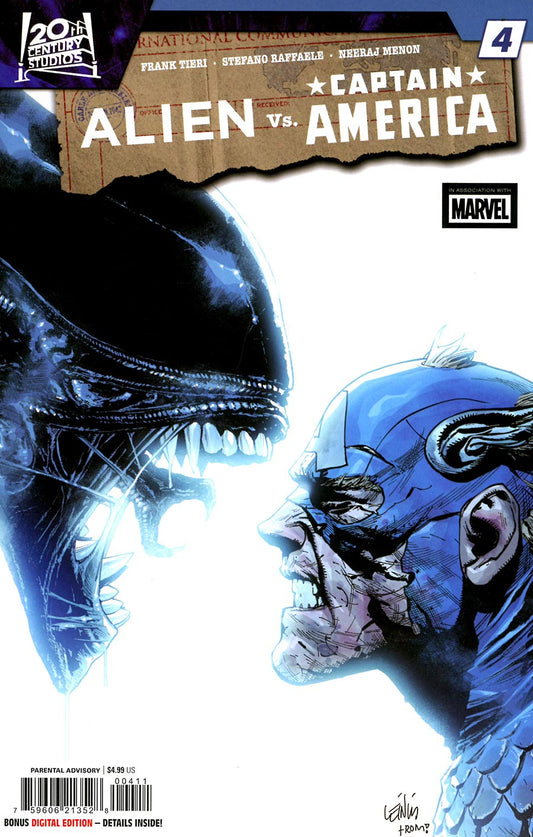 ALIEN VS. CAPTAIN AMERICA #4 (Marvel 2026) 1st Print Comic