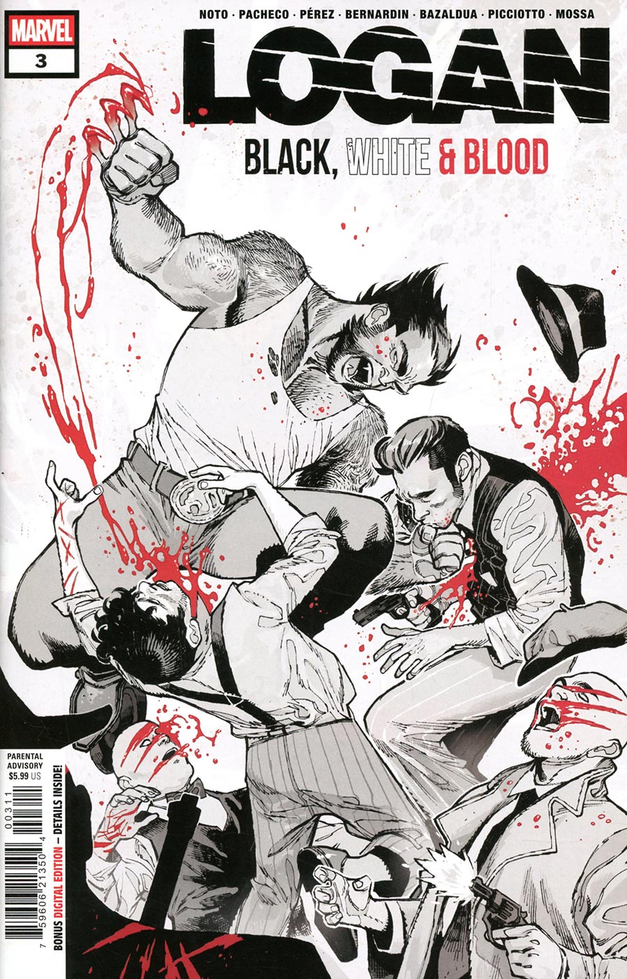 LOGAN: BLACK, WHITE & BLOOD #3 (Marvel 2026) 1st Print Comic
